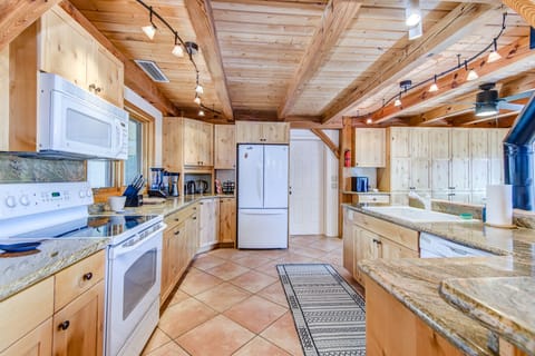 Plenty of Stone Counter Space for Meal Prep and Entertaining