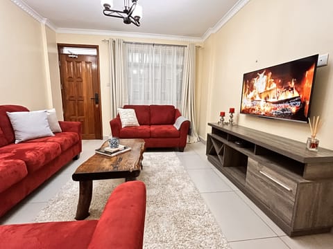 Executive Apartment, 1 Bedroom, Non Smoking, Balcony | Living area | 43-inch flat-screen TV with digital channels