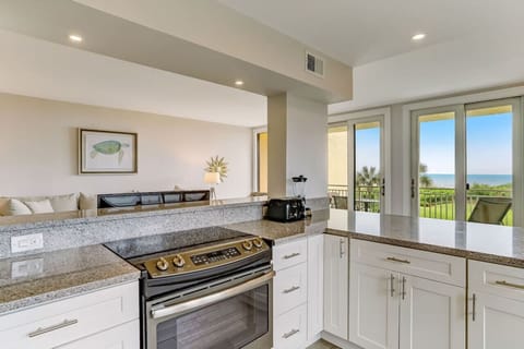 Fully renovated condo with open floor plan.  Amazing views from the entire kitchen, family room and eating area.