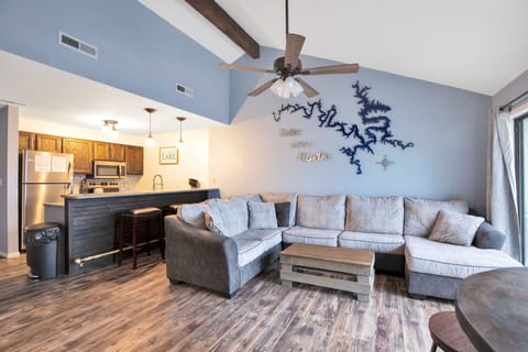 Comfortable seating for movie nights or relaxing with a cup of coffee.