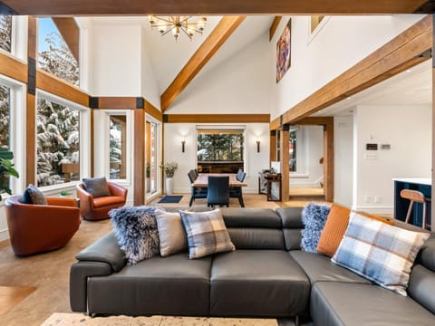 Spacious, cozy and modern main living spaces