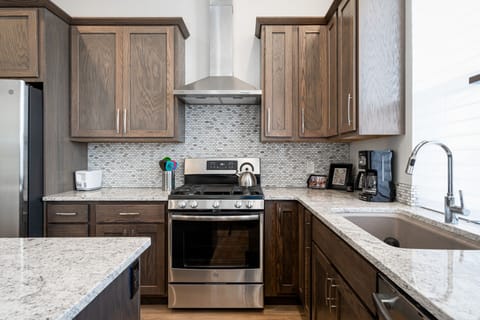 Well appointed kitchen with a drip coffee maker
