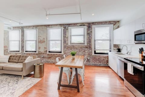 There are blinds in every window. You have full control over the amount of natural light that comes in.