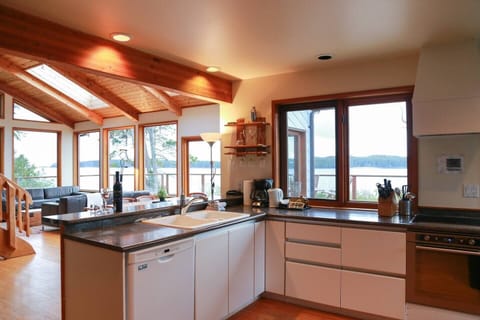 Great room and kitchen