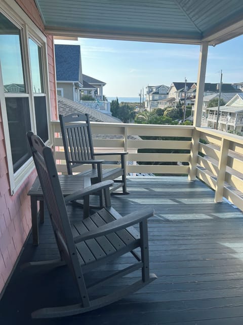 New rocking chairs for the ocean view porch.