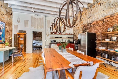 Main Room - Dining Area and Kitchen