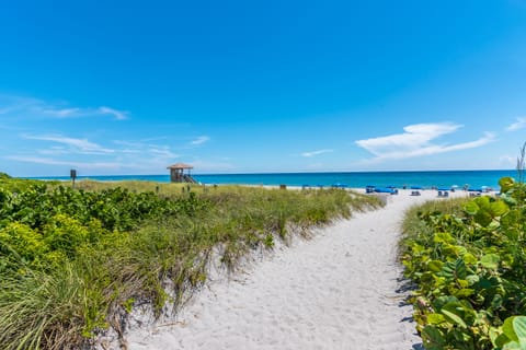 We are located just 2 .5miles by car from 3 of the best beaches in South Florida