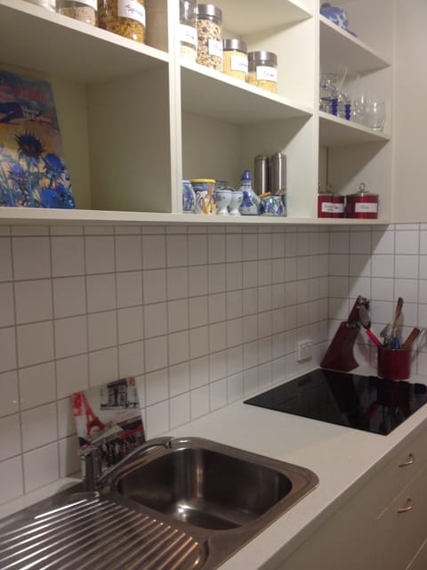 Well-equipped galley kitchen