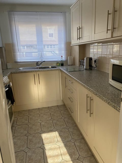 Apartment, 1 Bedroom | Private kitchen | Microwave, electric kettle, dining tables