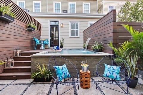 Private Outdoor Area | Heated Cocktail Pool | Lounge Seating | First Floor