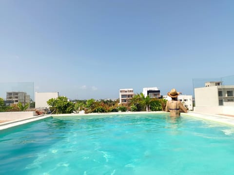 Rooftop pool