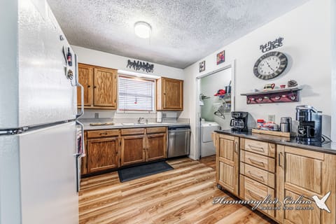 Fully stocked kitchen