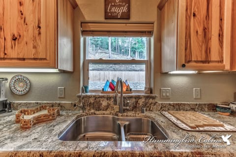 Beautiful, cozy kitchen with stainless steel appliances