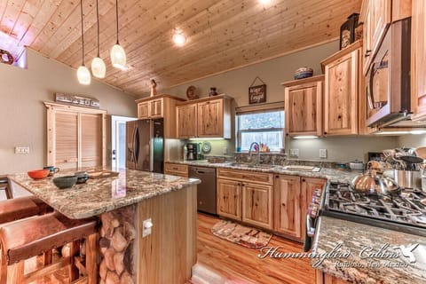 Beautiful, cozy kitchen with stainless steel appliances