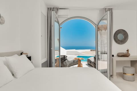 Villa Two Bedroom with Private Heated Pool, Interior Hot Tub & Sea View | Minibar, in-room safe, iron/ironing board, free WiFi