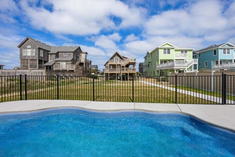 New for 2026, the private saltwater pool offers a refreshing retreat after a day at the beach.