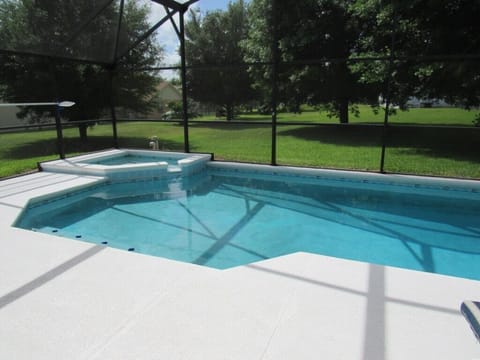 Private Patio With Pool and Spa