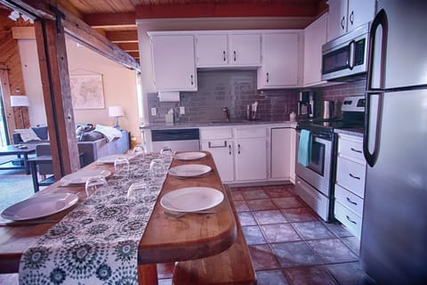 Kitchen and dining area