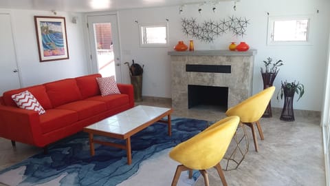 Lake side living room