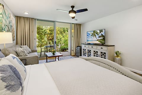 Lush tropical views from your luxurious bed