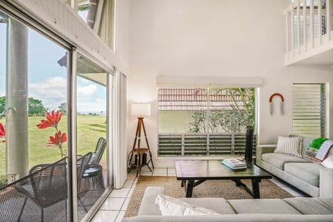 Ocean views from the living room