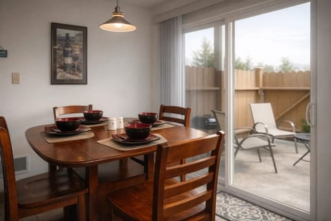 Enjoy your meal with your loved ones at the dining area