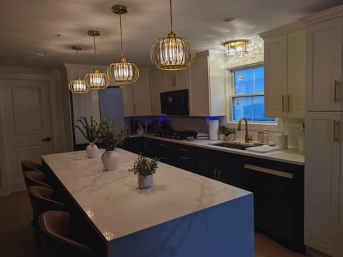 Family House | Private kitchen | Fridge, microwave, oven, stovetop