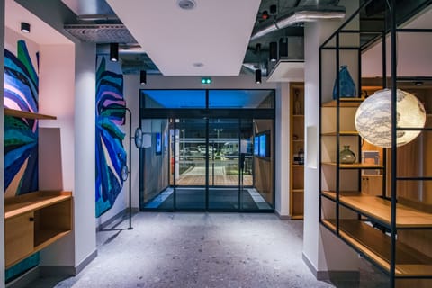 Interior entrance