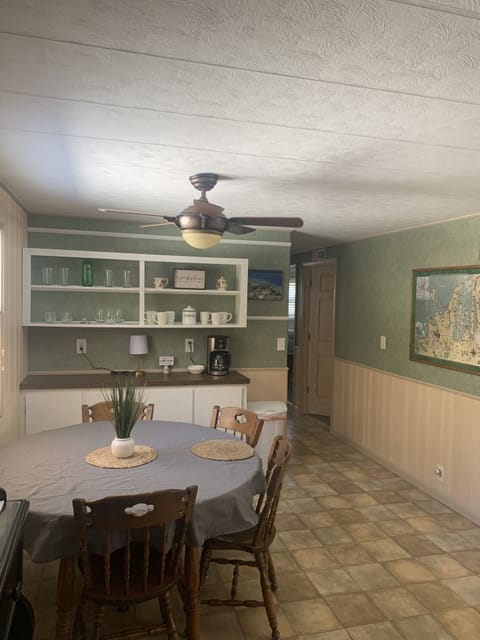 Dining Table
- Coffee Bar
- Phone Charging station