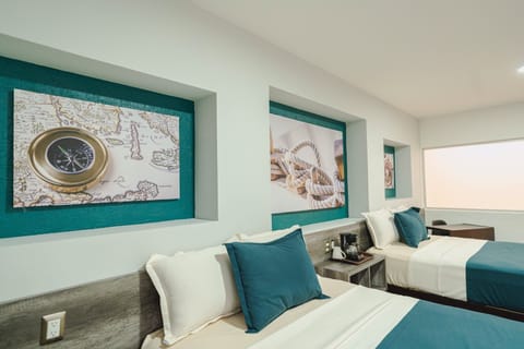 Standard Quadruple Room | Premium bedding, desk, laptop workspace, blackout drapes
