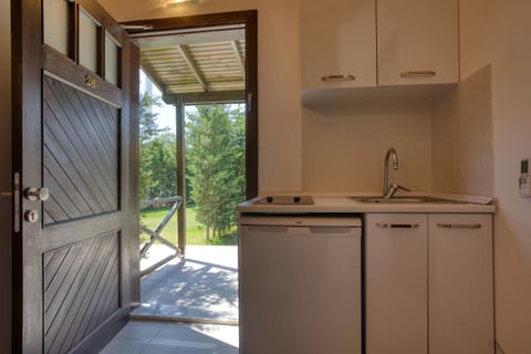 Comfort Bungalow, Private Bathroom, Garden View (Bungalow with Kitchen) | Private kitchen | Mini-fridge, eco-friendly cleaning products