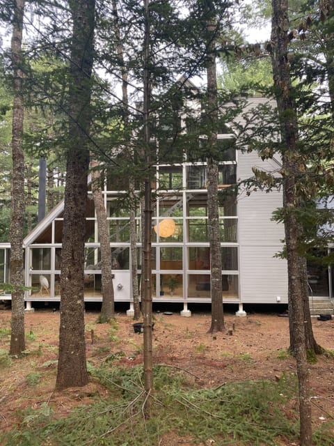 View from the Western side. The main staircase to second floor is visible.