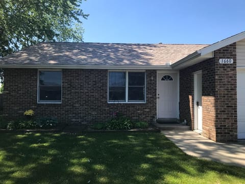 Front of rental (duplex)