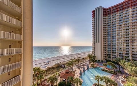 Beautiful view from the balcony. 