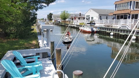 Canal View From Rear Dock Bulkhead
