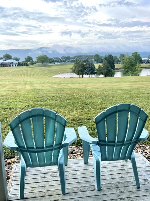 Adirondack chairs awaiting your arrival