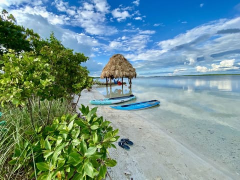 full access to the beach directly across the road shared between our 2 homes