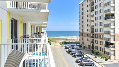 View of short walk to beach