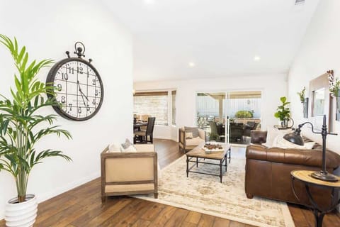 The open concept is perfect for families or entertaining