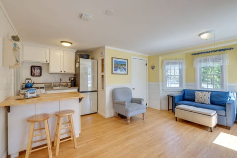 Wellfleet Vacation Rental | 2BR | 1BA | 500 Sq Ft | 3 Steps to Access