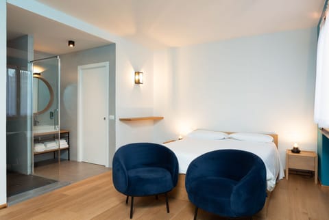 Panoramic Suite, 1 Bedroom, Terrace, Tower | 1 bedroom, down comforters, desk, laptop workspace