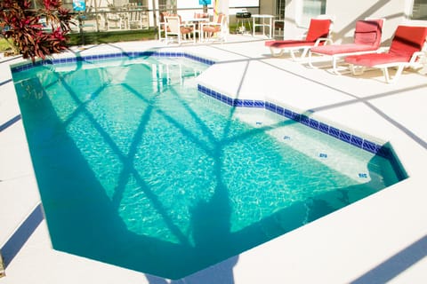 Your own private pool, lots of room for relaxing
