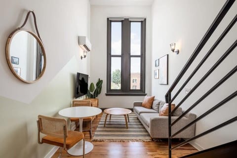 Vibrant and cozy living area