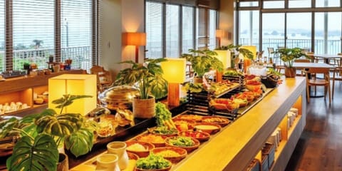 Daily buffet breakfast for a fee