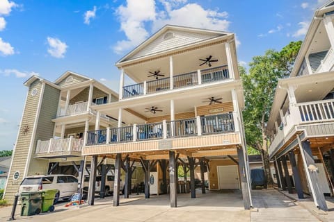 Spacious multi-level home with expansive covered balconies