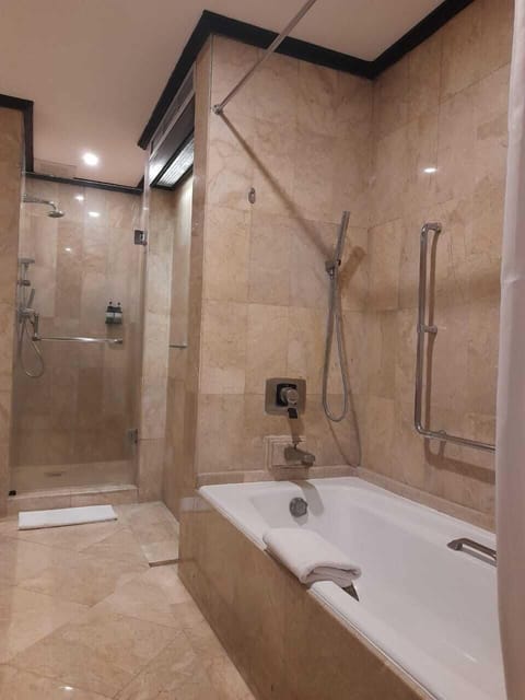 Two Bedroom Villa | Bathroom | Shower, designer toiletries, hair dryer, bathrobes