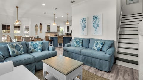 Our Blue Haven Open Living Area