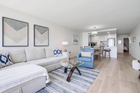 Curl up on the pull out (queen) sleeper sofa and drift to sleep with the sounds of the waves!