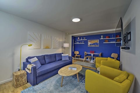 Asbury Park Vacation Rental | 2BR | 1BA | Stairs Required for Access | 700 Sq Ft