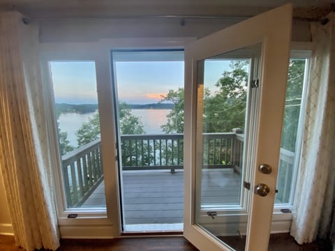 Private deck for master bedroom upstairs